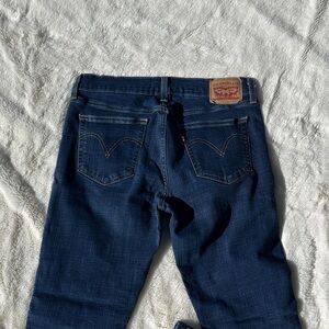 Levi's Women’s Dark Blue Straight Jeans